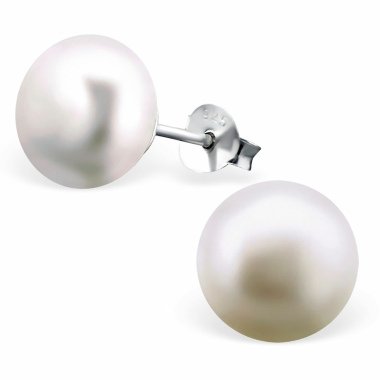 Perlen Ohrringe aus 925 Silber