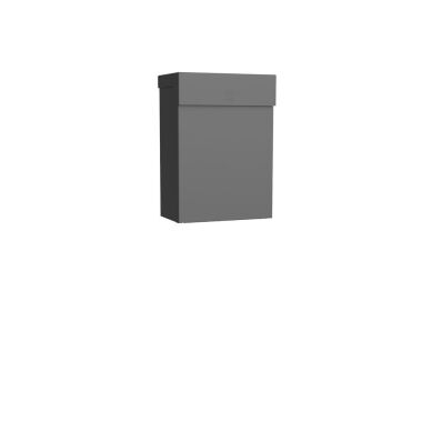SHOPPERBOX Design Paketbox RAL 9008 Pergola grau Sandstruktur matt