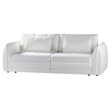 Ausklappbares Sofa Ebba, beżowy, Polsterstoffe (MO492)