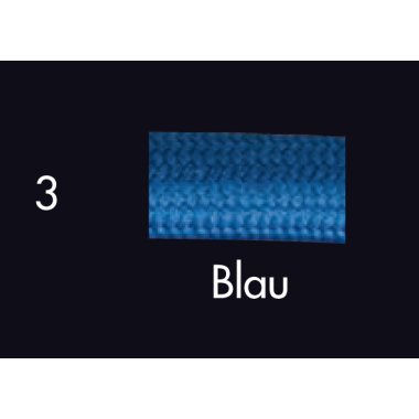 Holtktter LED-Deckenleuchte FLEX D5 Messing/blau