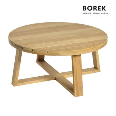 Loungetisch rund aus Teakholz 80cm Borek