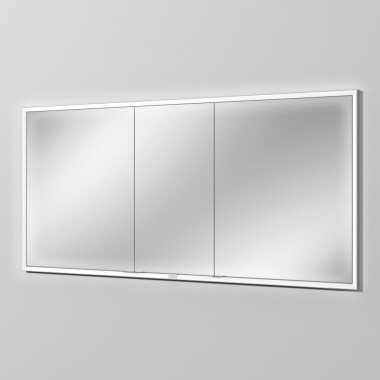 Sanipa Reflection Aluminium-Wandeinbau-Spiegelschrank