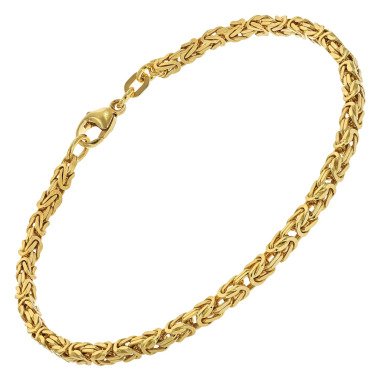 trendor 51858 Armband Königskette Gold auf
