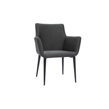 Design-Sessel mit anthrazitgrauem Stoff und
