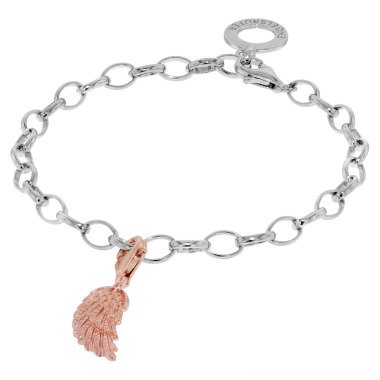 Engelsrufer 51979 Geschenkset Armband mit Flügel rosé