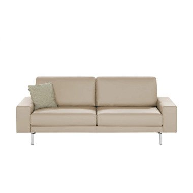 hülsta Sofa Sofabank aus Leder HS 450 grau Polstermöbel Sofas Einzelsofas