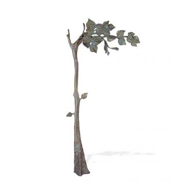 Lindenbaum aus Bronze - großer Lebensbaum - Baum Hanu / Bronze Patina Asche