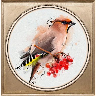 queence Acrylglasbild »Bunter Vogel II«