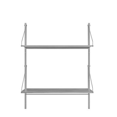 Wandregal Shelf Library Hanger Section stainless