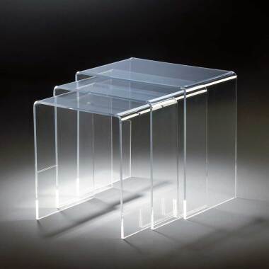 Beistelltisch Set aus Acrylglas modern (dreiteilig)