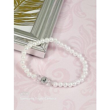 Brautschmuck Armband mit Perlen & Perlen Armband Geschenk Brautmädchen