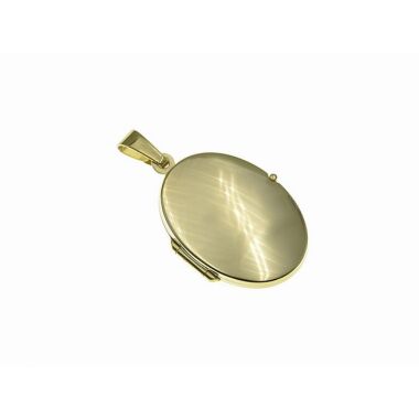 Gold Medaillon oval klassisch elegant Gold 333