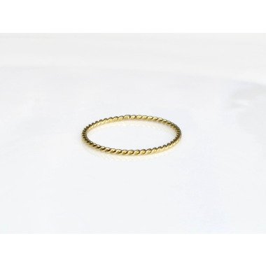Größe 52 1, 1mm Kordel-Ring 585Er Gelbgold Vorsteckring