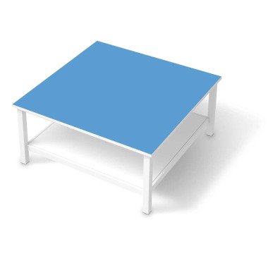 Klebefolie für Möbel IKEA Hemnes Tisch 90x90 cm Design: Blau Light