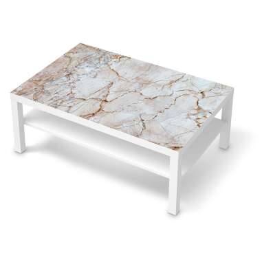 Klebefolie IKEA Lack Tisch 118x78 cm Design: Marmor rosa