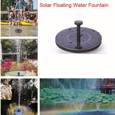 Mini-Solar-Schwimmbrunnen für Garten-Pool-Teich-Dekorat