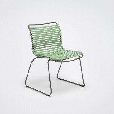 Outdoor Stuhl Click ohne Armlehne pastellgrün