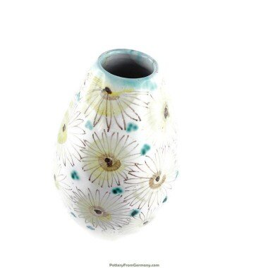 Schöne 60Er Jahre Vintage Wgp Vase Midcentury Daisies Blumen Dekor