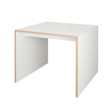 Tojo freistell Tisch, 80 x 80 cm, weiß