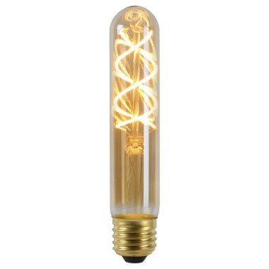 Vintage LED Lampe, dimmbar, E27, Röhre T30