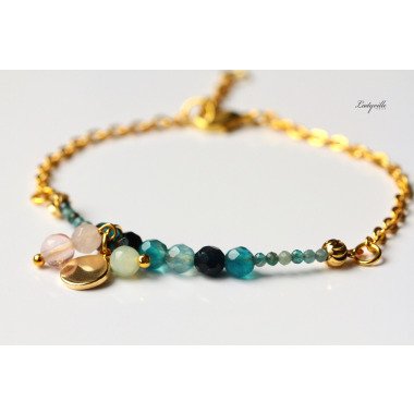 Edelstein Armband Personalisierbar/Geschenk Für Sie Perlen Persönliches