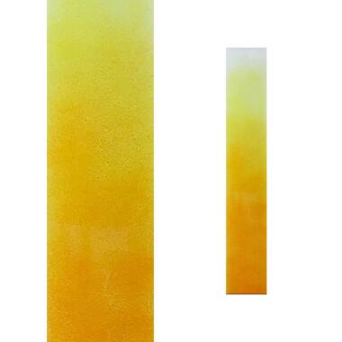 Glasstele mit orange-gelben Farbverlauf Glasstele