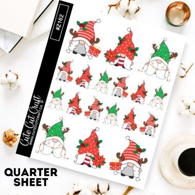 Gnome Planner Sticker || Weihnachtswichtel 4