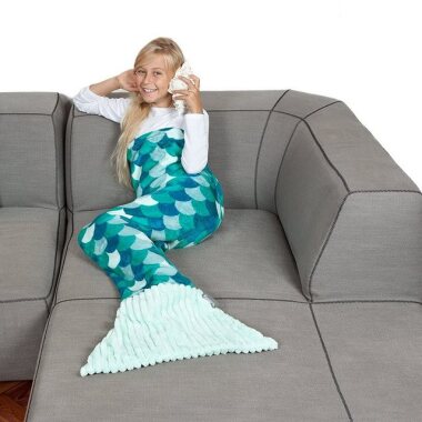 Kinderdecke Meerjungfrau Decke für Mädchen