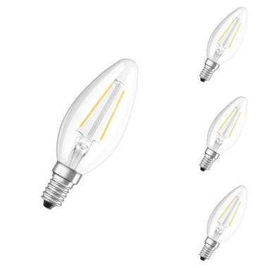 Osram LED Lampe ersetzt 15W E14 Kerze B35