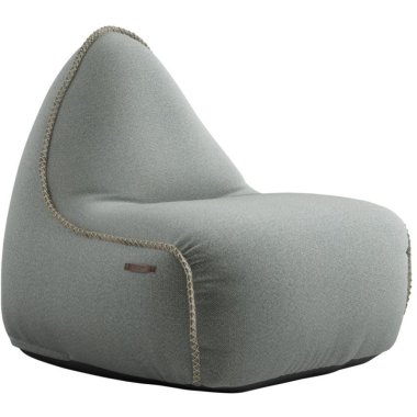 SACKit Cura Lounge Chair Sitzsack grey 96x80x70 cm
