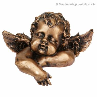 Engel Figur in Gold & Bronze Schutzengel Figur Engel Ora
