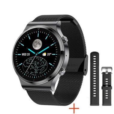 TPFNet Smart Watch / Fitness Tracker IP68 für Damen & Herren Milanaise Armband