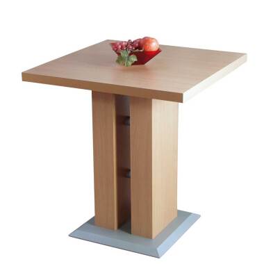 Buchenholztisch aus Buche & Säulentisch Buche 70 cm breit