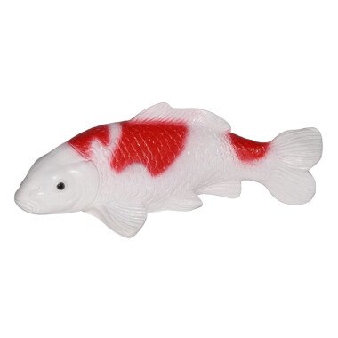 Deko Figur Fisch Koi Karpfen Fischfigur H 13 cm Teichfigur für Wasserbereiche