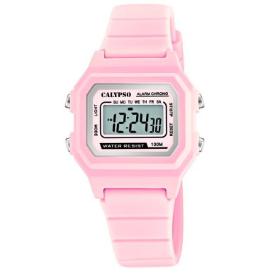 Kinderuhr in Rosa & Kinderuhr Digitaluhr Calypso Armbanduhr rosa K5802/3