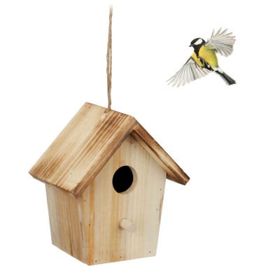 Deko Vogelhaus, Holz, Vogelhäuschen zum Aufhängen