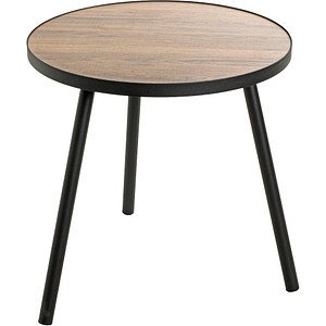 HAKU Möbel Beistelltisch Holz schwarz, eiche