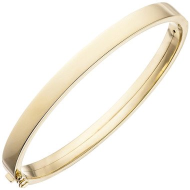 SIGO Armreif Armband oval 375 Gold Gelbgold