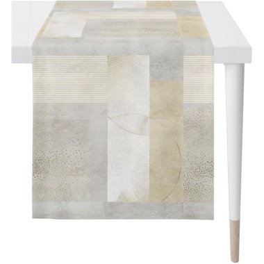 Apelt Loft Style 1603 Tischläufer grau/goldfarben