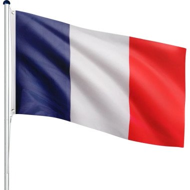 FLAGMASTER Fahnenmast inkl. Fahne, Frankreich