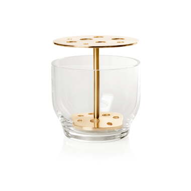 Fritz Hansen Ikebana Vase Small, Messing / Glas
