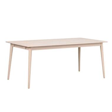 Holztisch aus Eiche & Holztisch in Eiche White Wash massiv Skandi Design