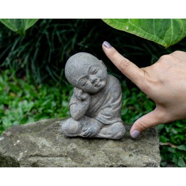 Mini Buddha 4 Inch/10 cm, Gartendeko, Statue