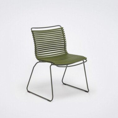 Outdoor Stuhl Click ohne Armlehne olivgrün