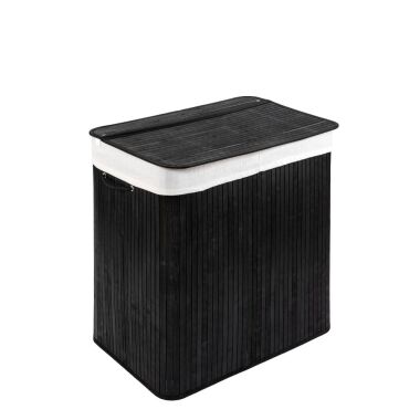 PANAECO Bambus Wäschekorb mit Deckel • Wäschebox