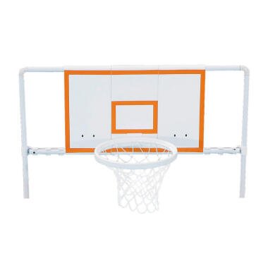 Pool Basketball-Set weiß/orange inklusive