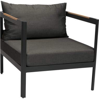Stern Sessel Viggo Aluminium schwarz matt