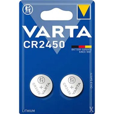 VARTA Professional Electronics Knopfzelle Batterie CR 2450 2er Blister