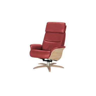 Wippsessel in Rot & Relaxsessel Leder Balance rot Polstermöbel Sessel