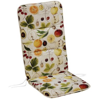 BEST Sesselauflage »Basic-Line«, beige/orange/grün/rot